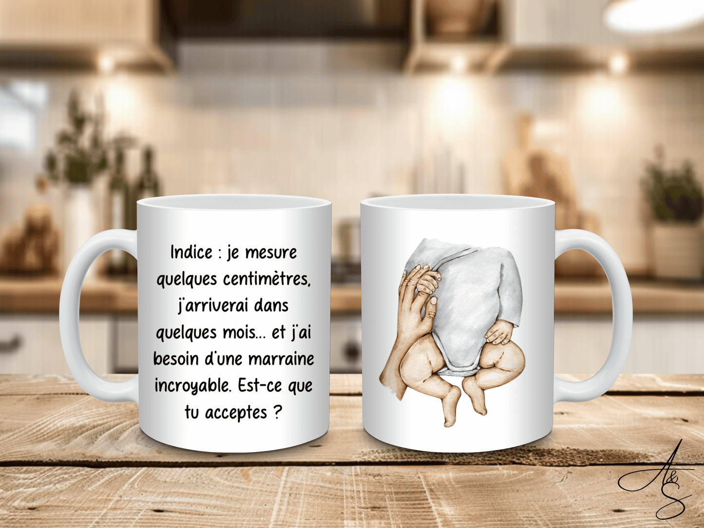 Annonce de grossesse marraine