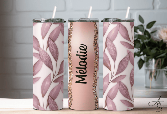 Feuille rose gold personnalisable