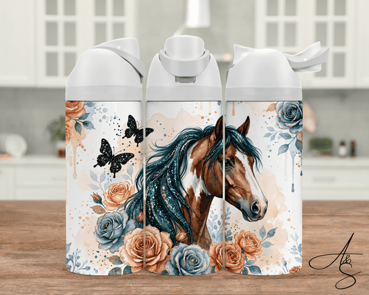 Cheval brillant & papillon