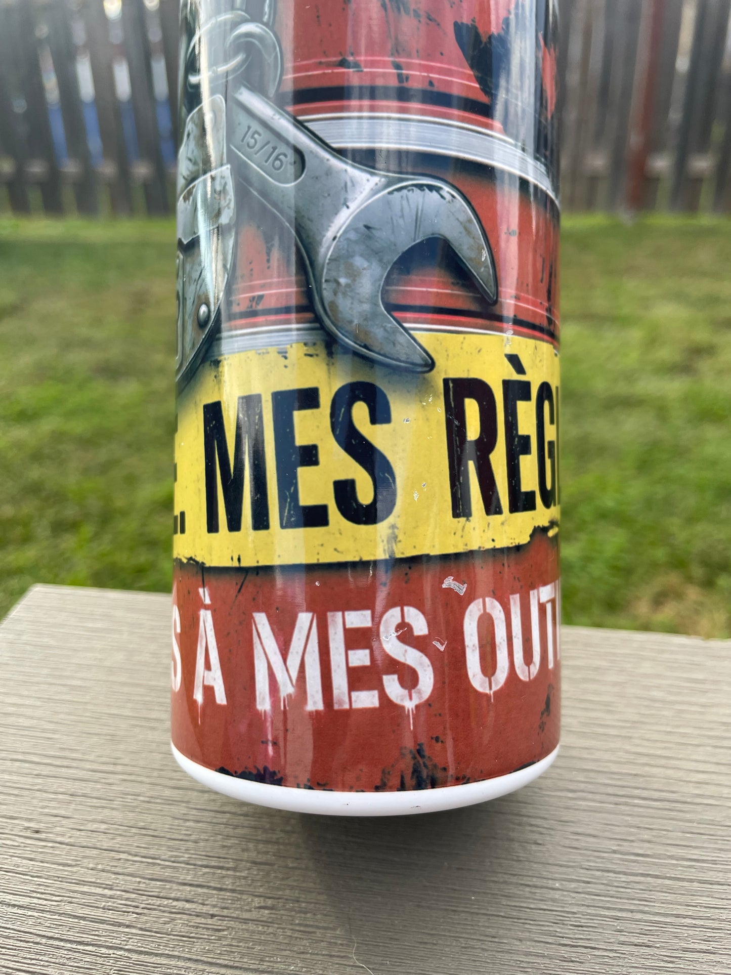 Mon garage, mes règles Ne touche pas à mes outils