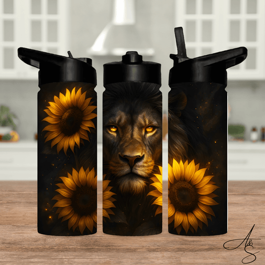 Lion & tournesols