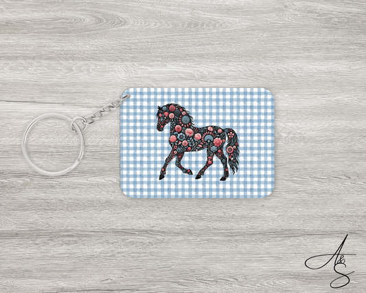 Cheval fleuri