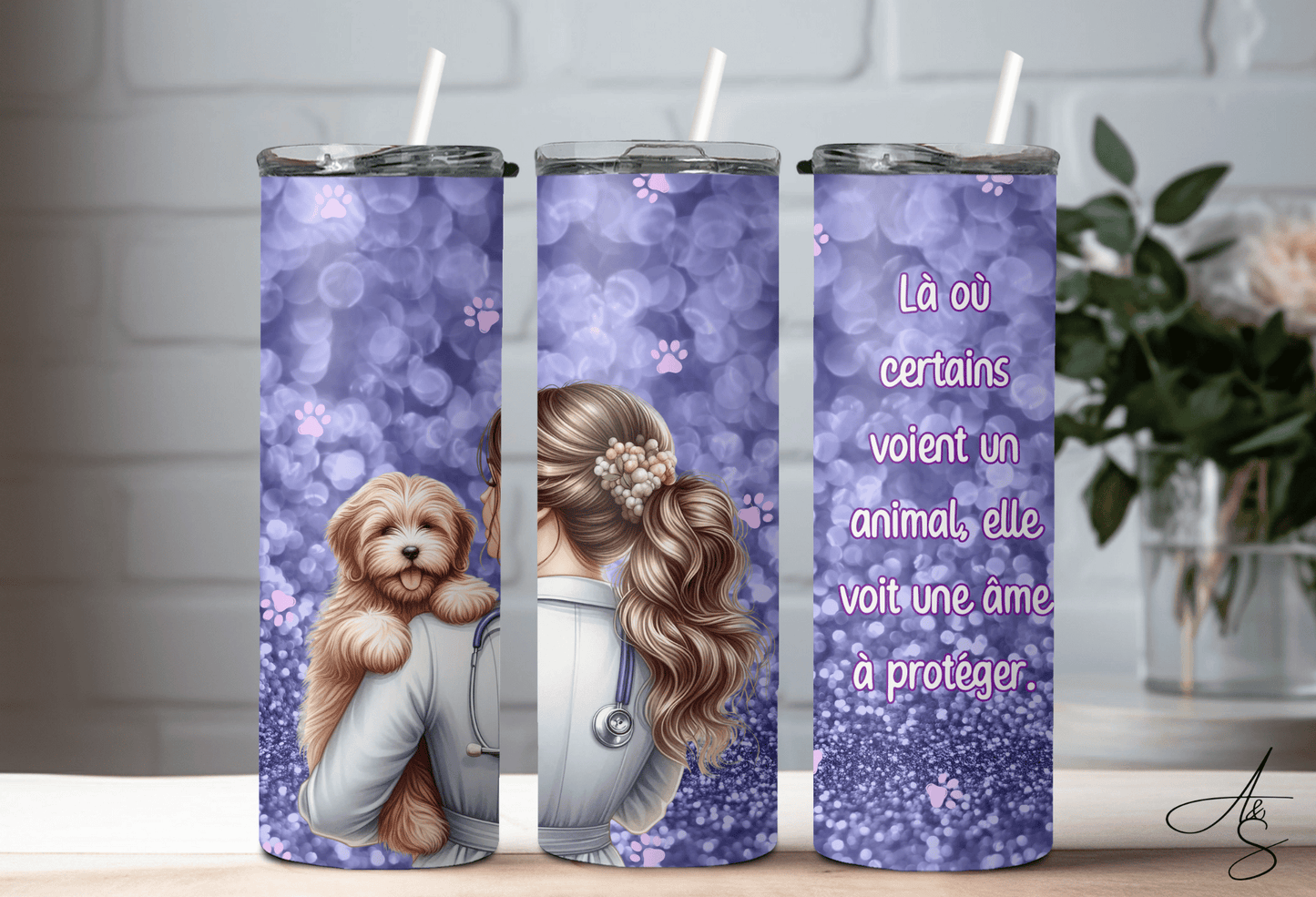 Là où certains voient un animal, elle voit un âme à protéger