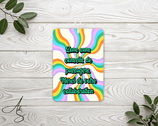 Zone sans conseils de passagers. Merci de votre collaboration