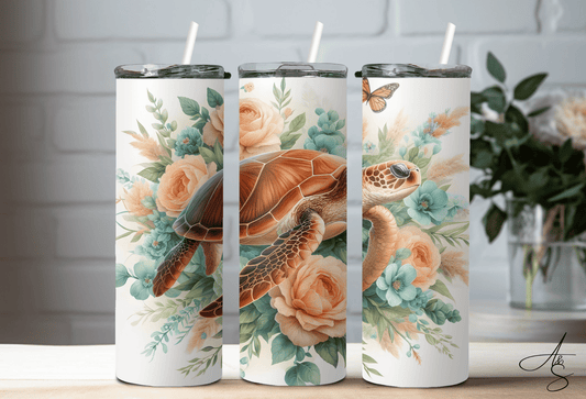 Tortue & roses