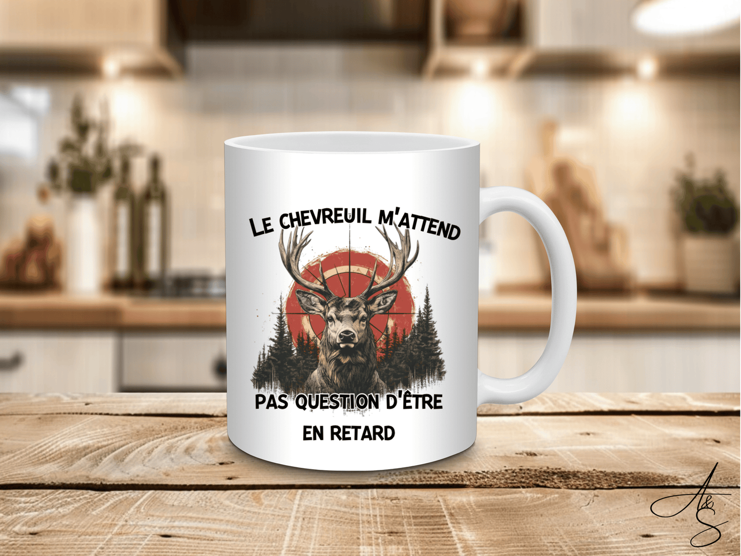 Le chevreuil m’attend pas question d’être en retard