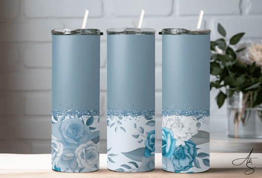 Fleur bleu vintage