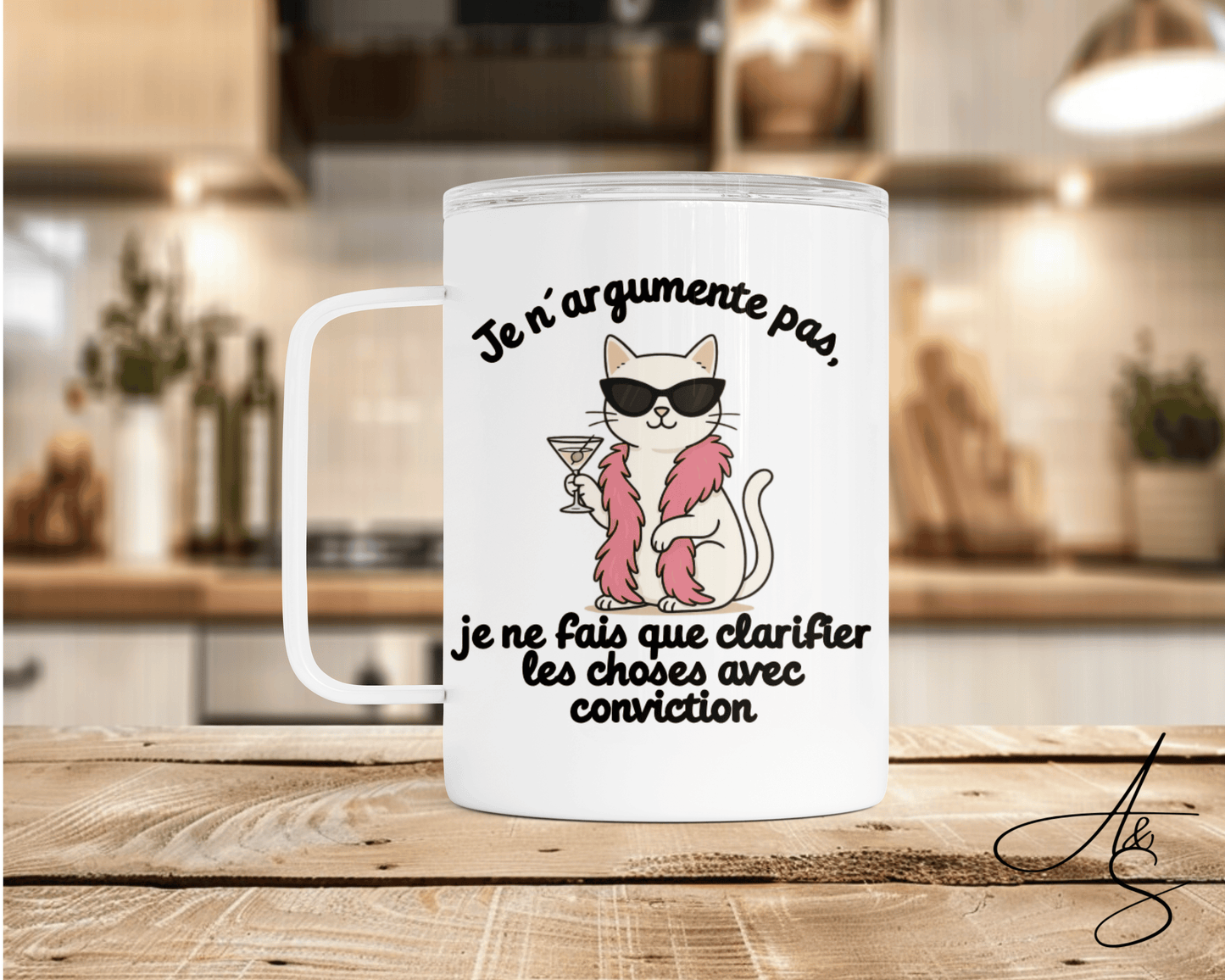 Je n’argumente pas, je ne fais que clarifier les choses, avec conviction