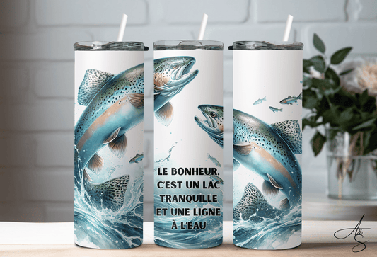 Le bonheur, c’est un lac tranquille et une ligne à l’eau