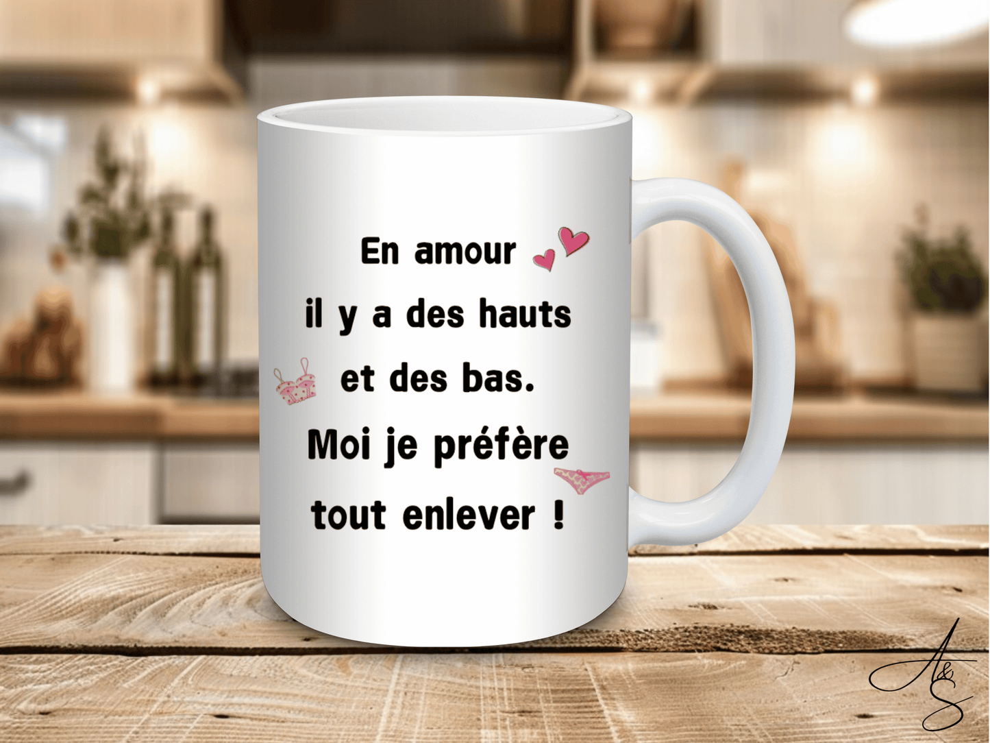 En amour il y a des hauts et des bas....