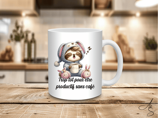Trop tôt pour être productif sans café