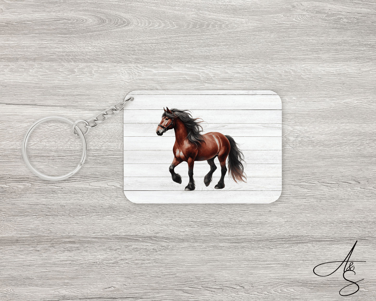 Cheval brun