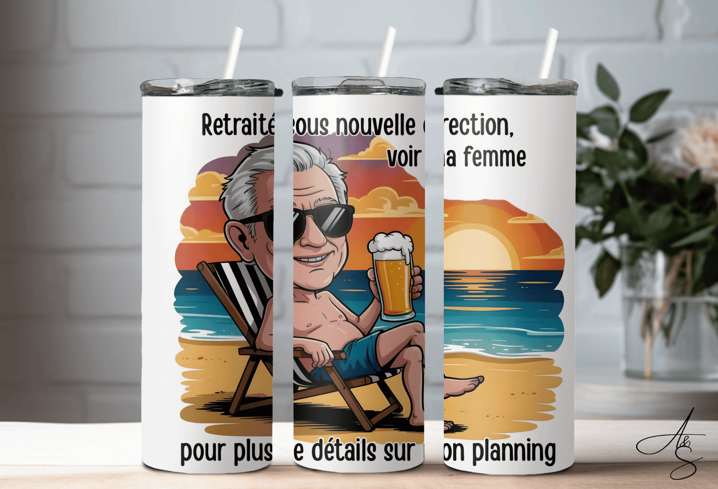 Retraité sous nouvelle direction, voir ma femme pour plus de détails sur mon planning