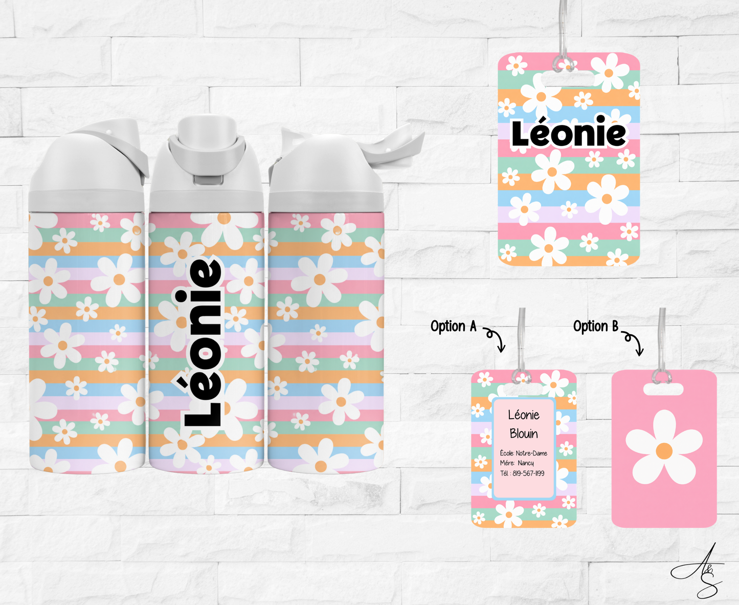 Ensemble fleurs groovy