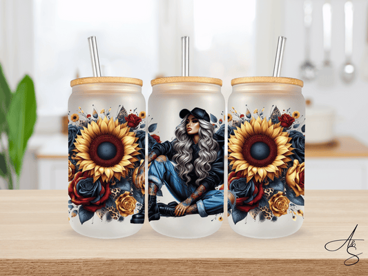 Fille tournesol