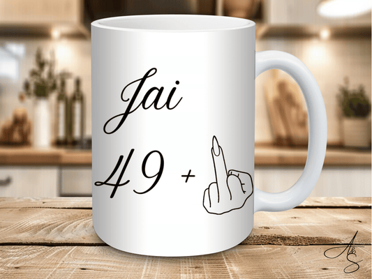 Tasse d'anniversaire humour