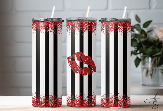 Bisou rouge brillant
