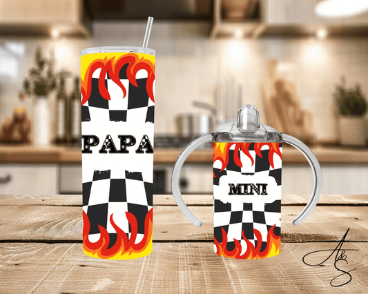 Papa & mini flamme
