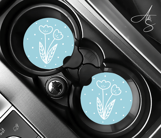 Fleurs bleu