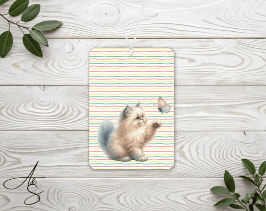 Chat & papillon