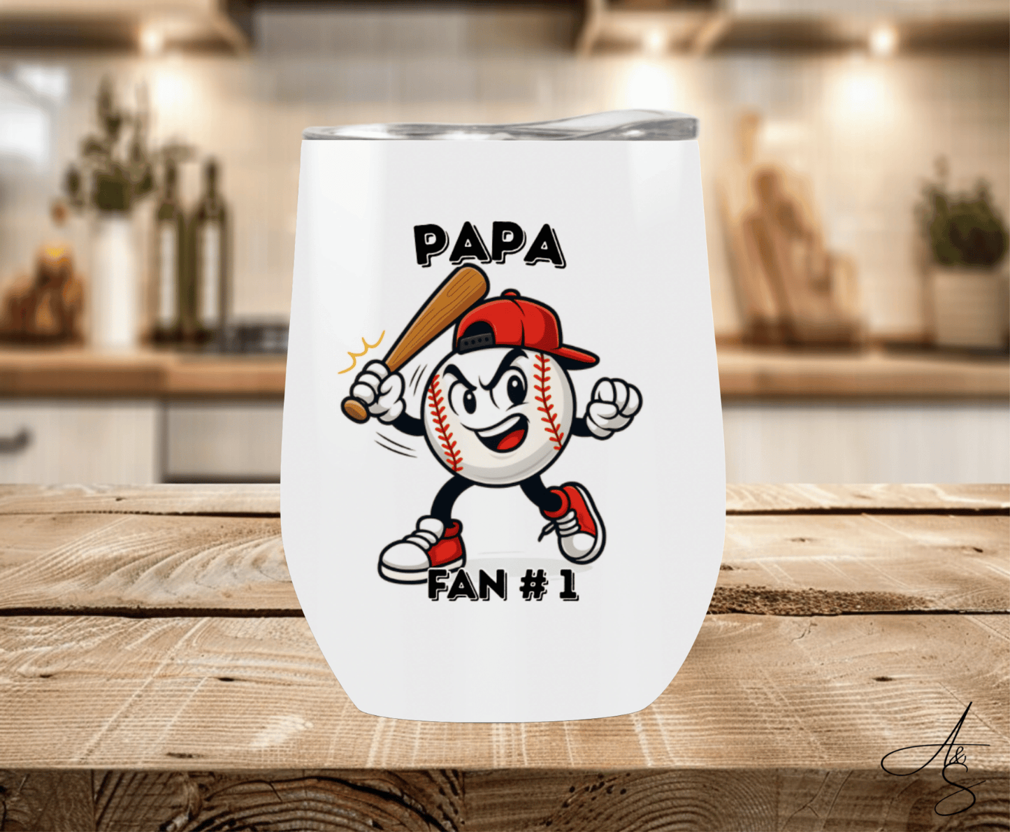 Papa Fan # 1 Baseball