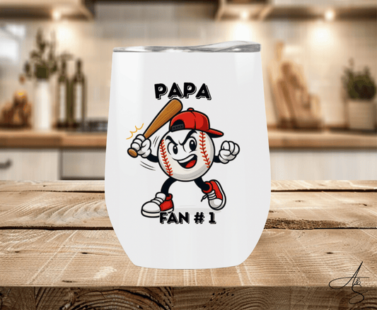 Papa Fan # 1 Baseball