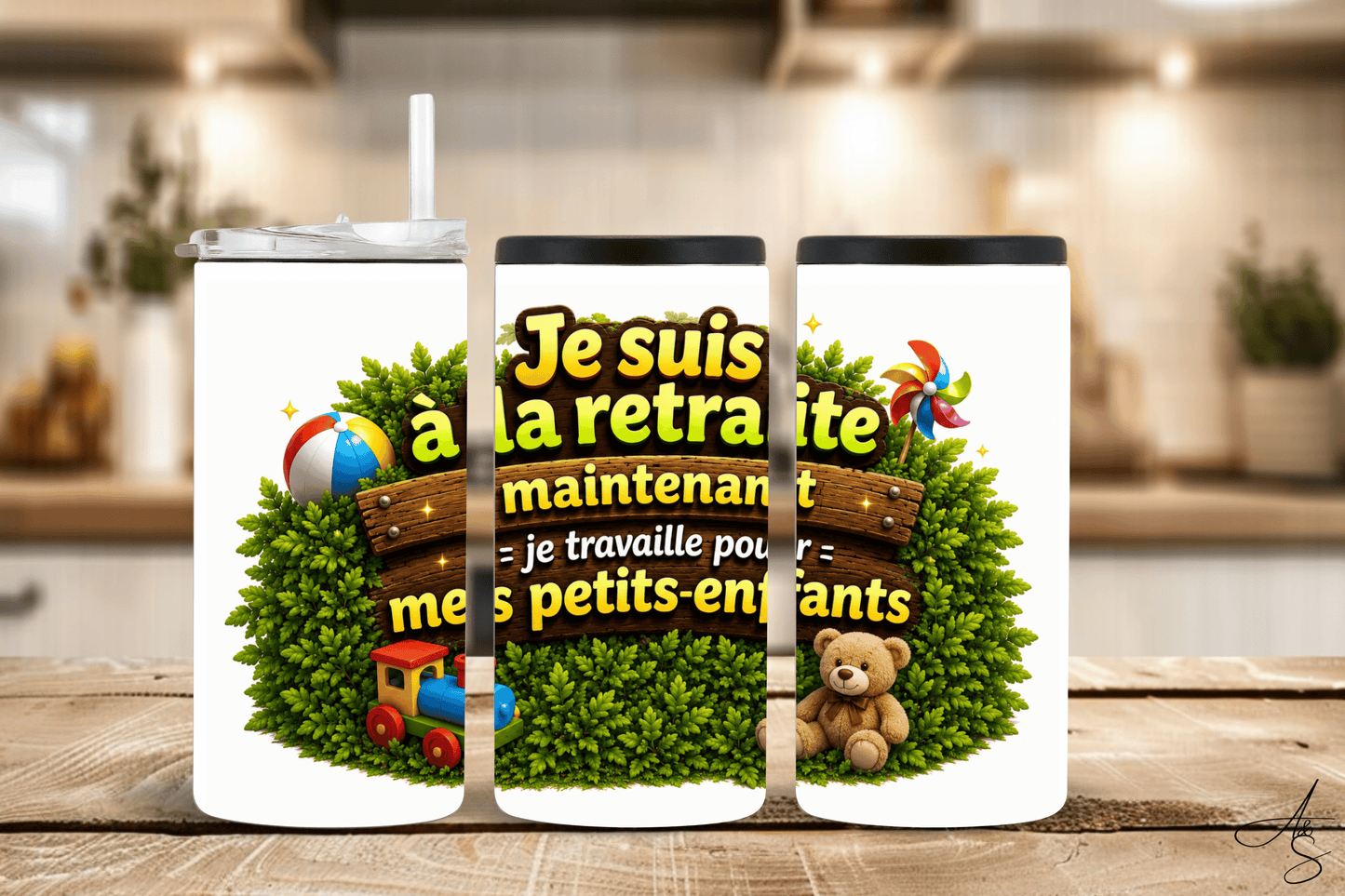 Je suis à la retraite maintenant je travaille pour mes petits-enfants