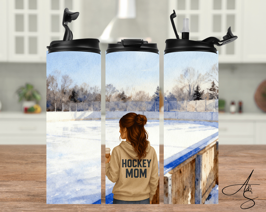 Hockey mom patinoire extérieur