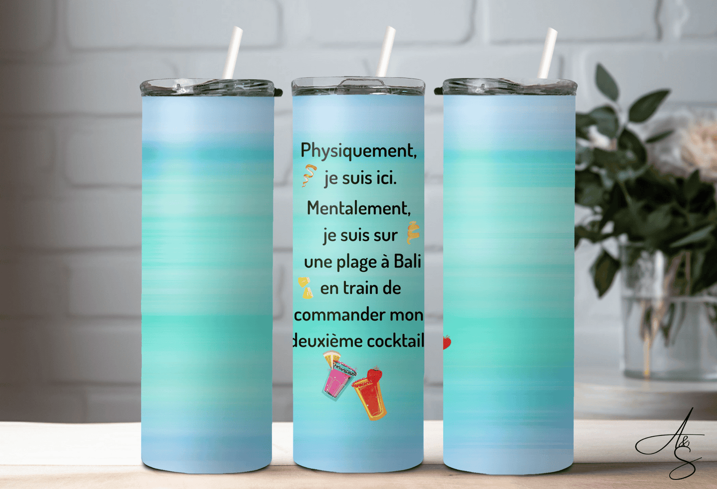 Physiquement je suis ici, mentalement..