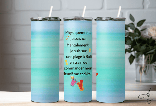Physiquement je suis ici, mentalement..