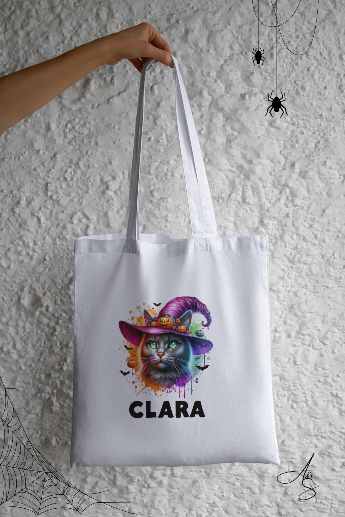 Chat & chapeau de sorcière