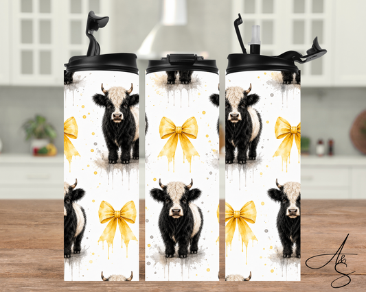 Vache & boucle jaune
