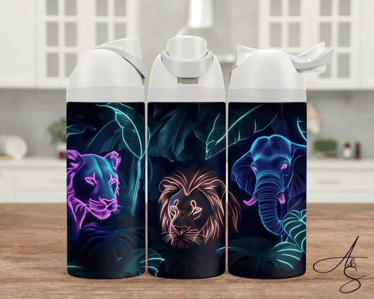 Animaux de la jungle néon