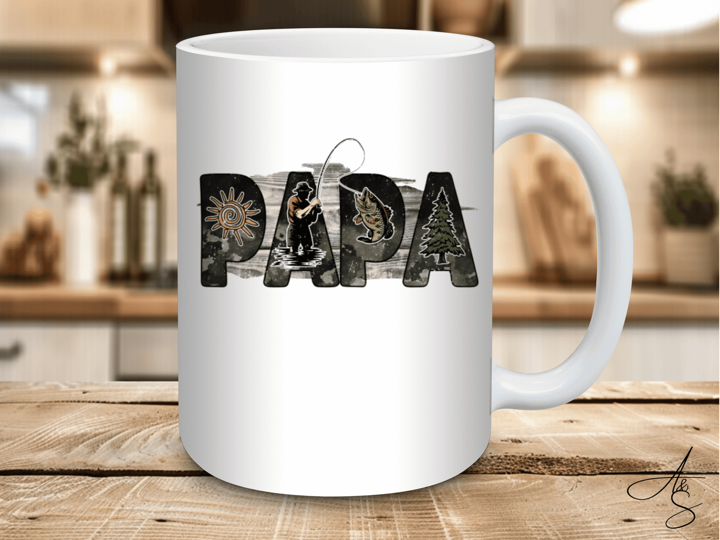 Papa/pêche