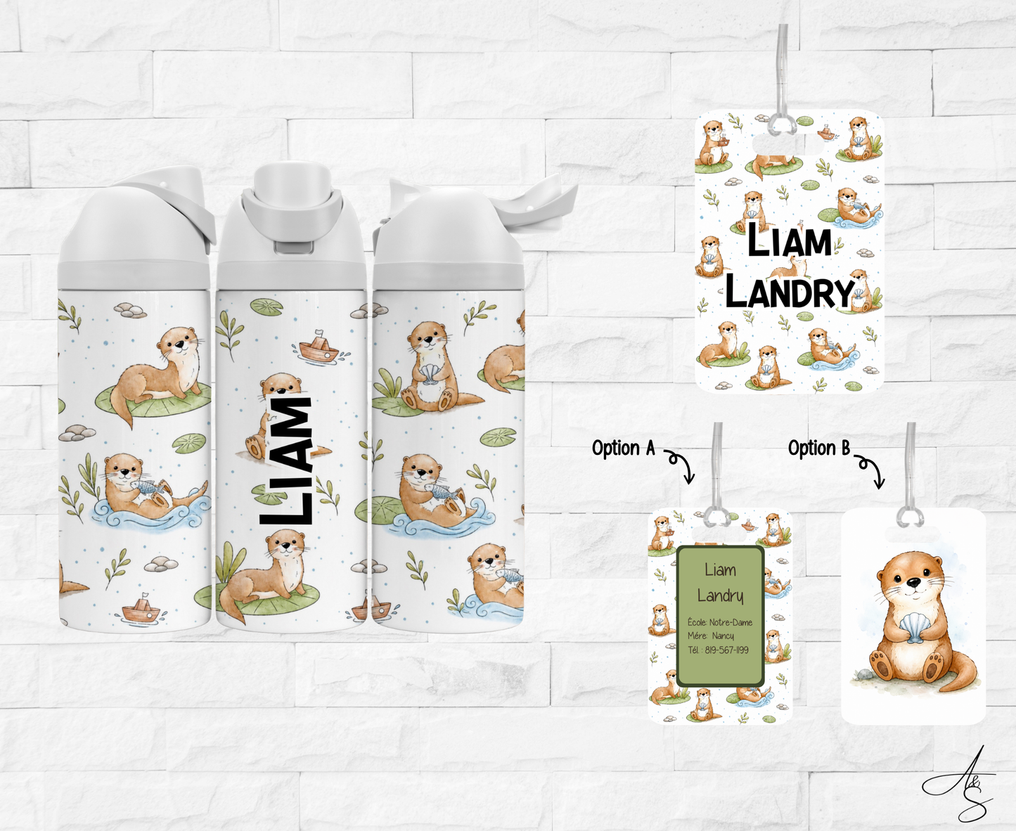 Ensemble loutre