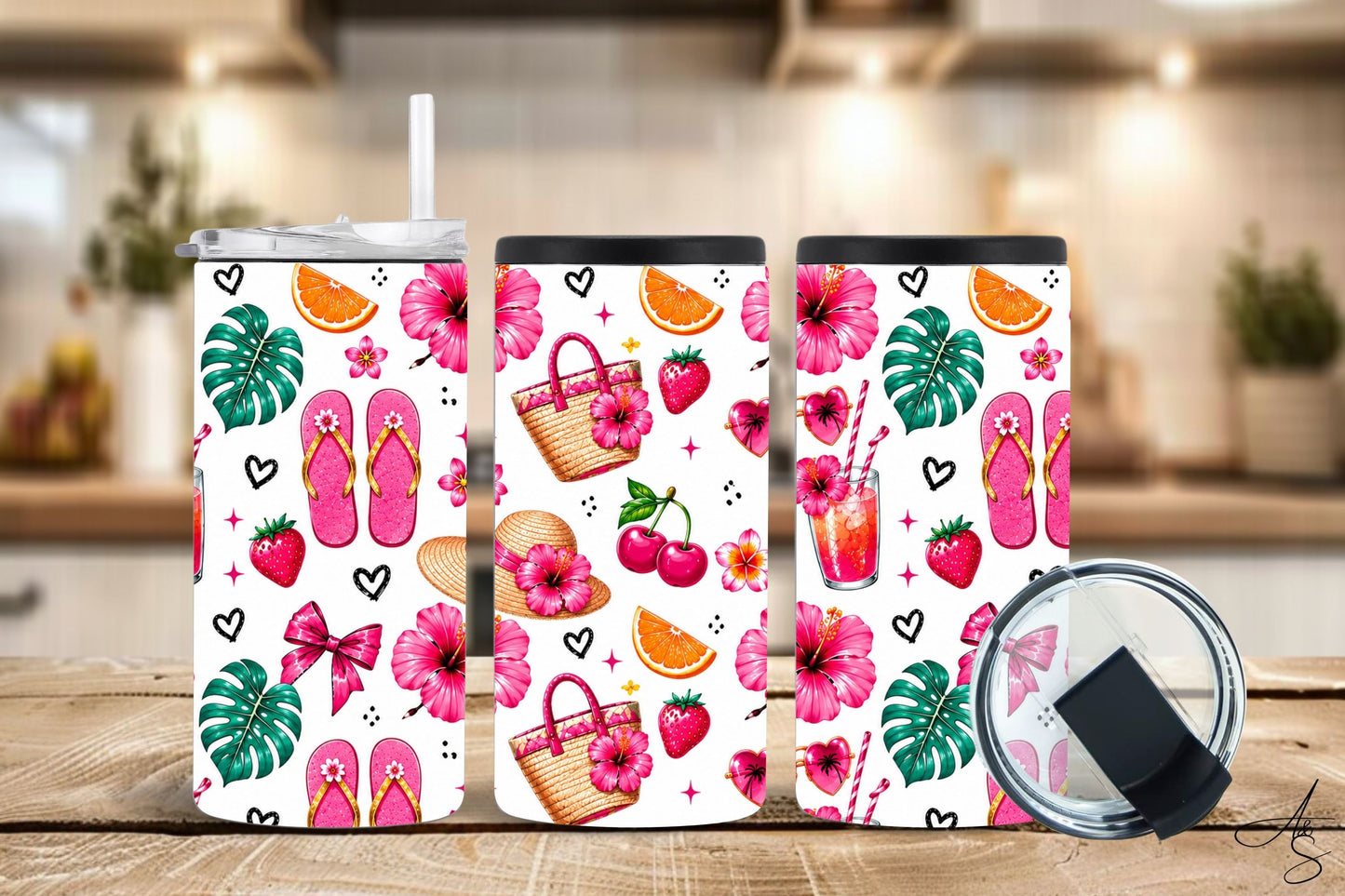 Hibiscus & cocktail de plage