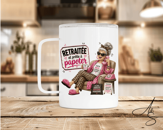 Retraitée et prête à papoter