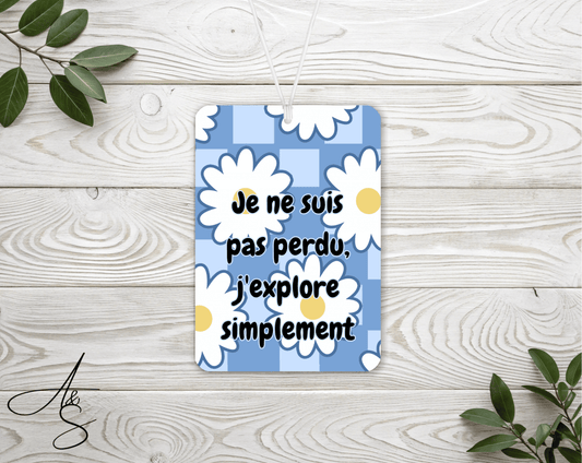 Je ne suis pas perdu , j’explore simplement