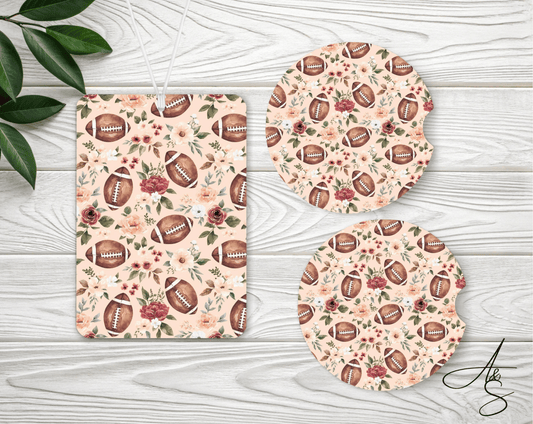 Ensemble football & fleurs