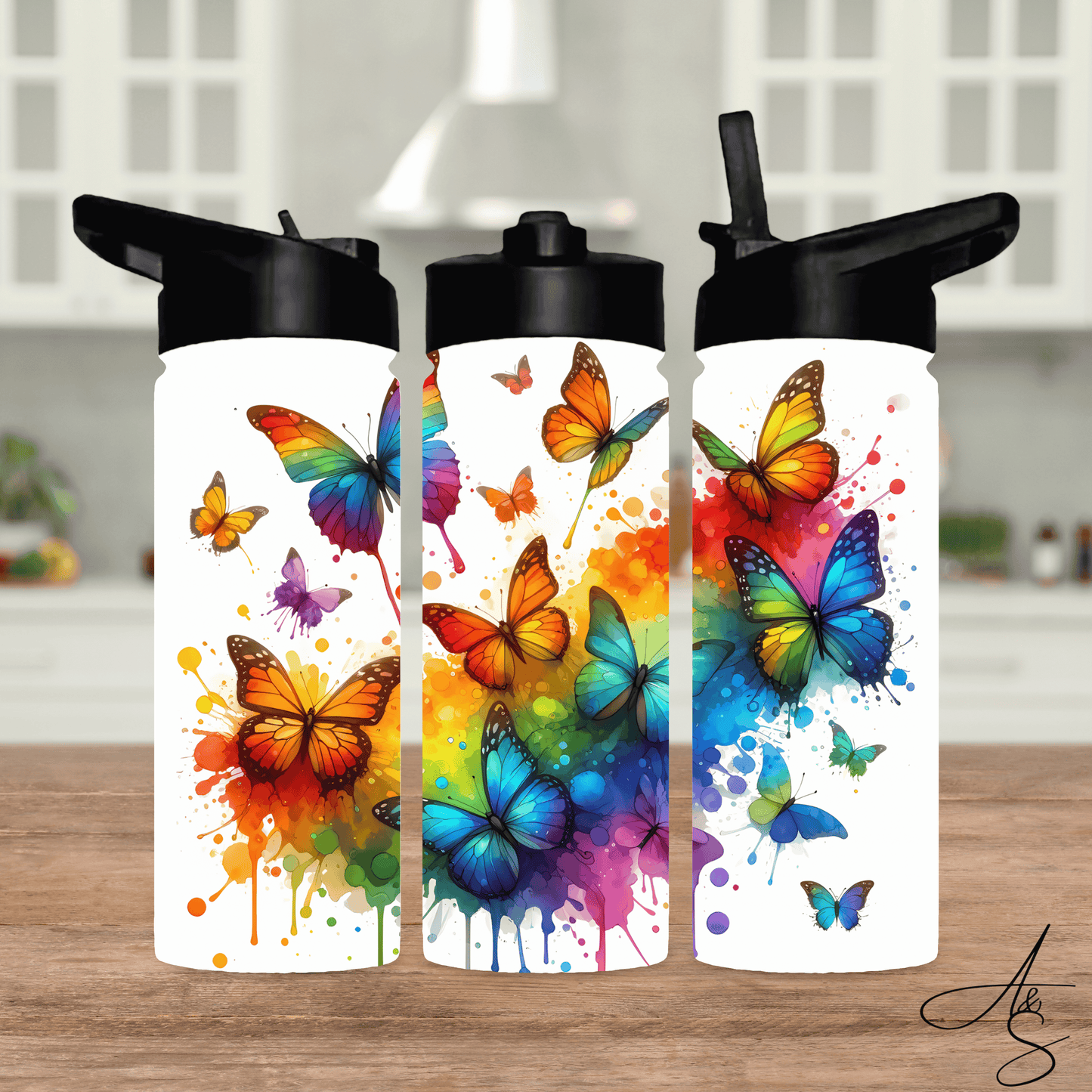 Papillons colorés