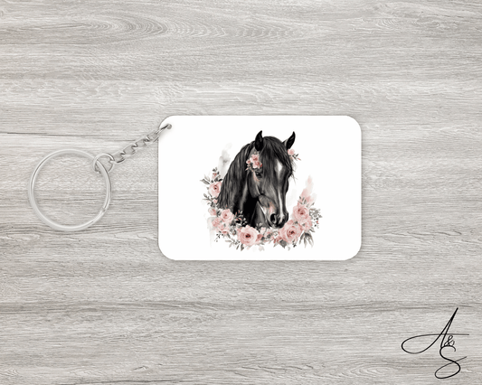 Cheval & fleurs