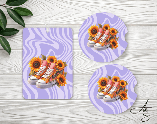 Ensemble souliers & tournesols