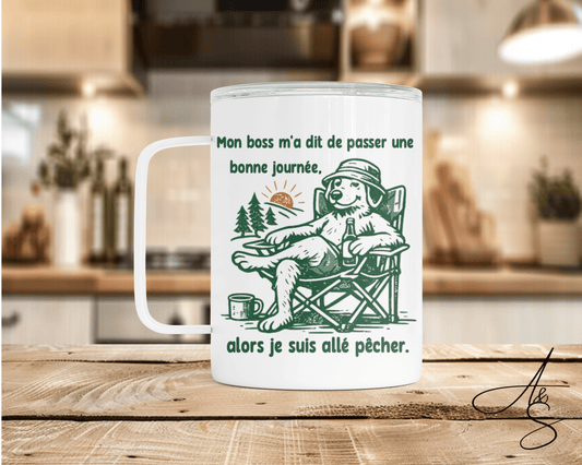 Mon boss m’a dit de passer une belle journée, alors je suis allé pêcher