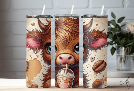Café glacée vache highland