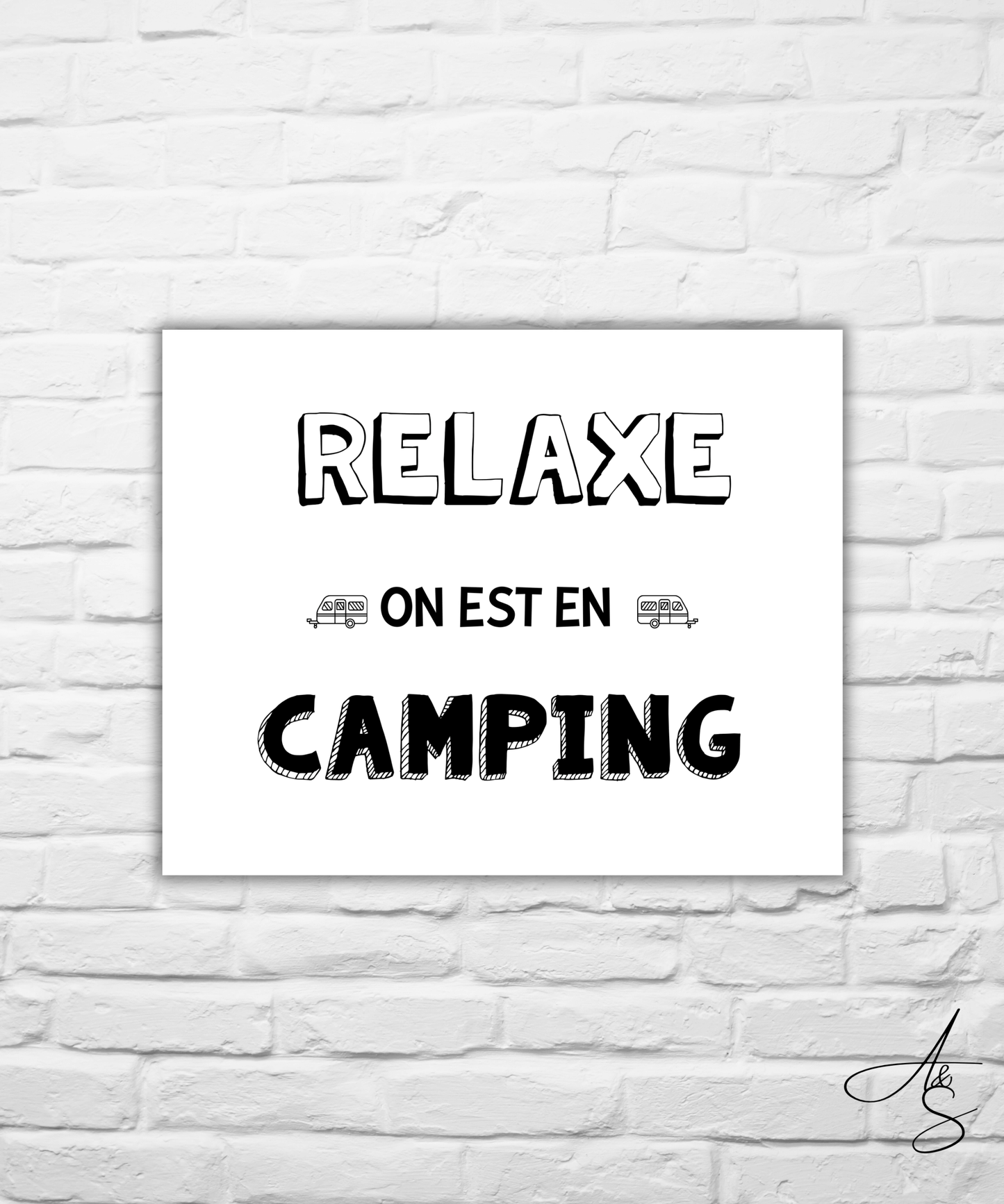 Relaxe on est en camping