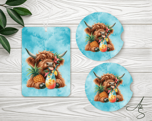 Ensemble Highland & cocktail