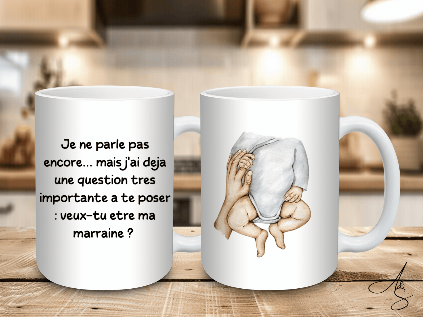 Annonce de grossesse marraine
