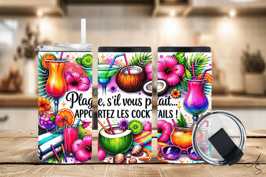 Plage s’il vous plait.. Apportez les cocktails !