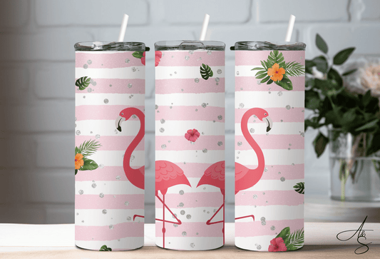 Flamant rose tropicale