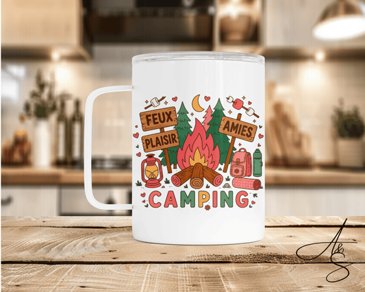 Camping Feux,Plaisir,Amies